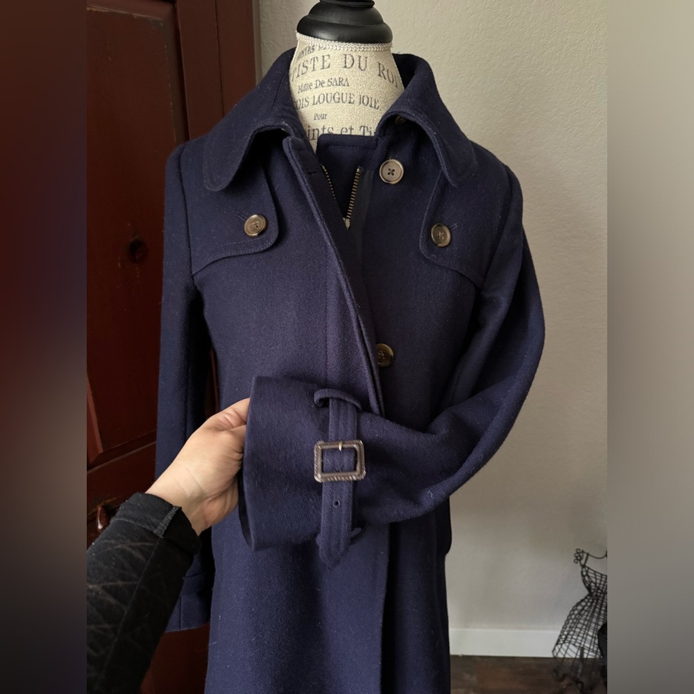 J. Crew Wood Blend Coat Size 6 - Picture 7 of 15